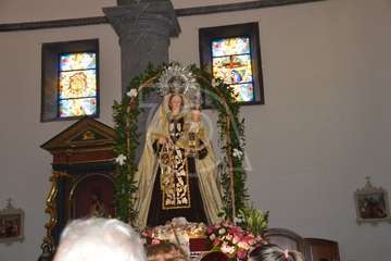 Misa y procesión de la Virgen de Telde en Los Llanos de Telde (Foto TA)
